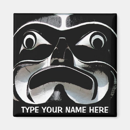 バンクーバー冷蔵庫用マグネットパーソナライズされたお土産 マグネット (正面)