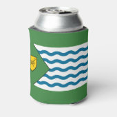 バンクーバー国旗、ブリティッシュコロンビアクーラーボックス 缶クーラー (缶裏面)