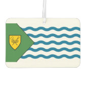 バンクーバー国旗、ブリティッシュコロンビアボタン カーエアーフレッシュナー (裏面)