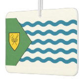 バンクーバー国旗、ブリティッシュコロンビアボタン カーエアーフレッシュナー (左)