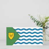 バンクーバー国旗（ブリティッシュコロンビア、カナダ） カード (スタンド正面)