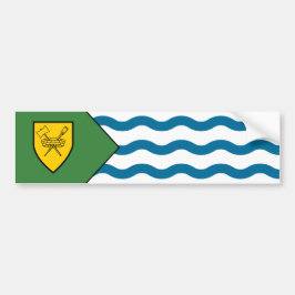 バンクーバー国旗（ブリティッシュコロンビア、カナダ） バンパーステッカー