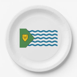 バンクーバー国旗（ブリティッシュコロンビア、カナダ） ペーパープレート