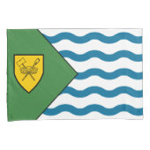 バンクーバー国旗（ブリティッシュコロンビア、カナダ） 枕カバー (正面右)