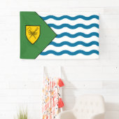 バンクーバー国旗(ブリティッシュコロンビア、カナダ) 横断幕 (インサイチュ)