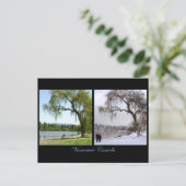 バンクーバー土産はがきシーズンズランドスケープ ポストカード (スタンド正面)