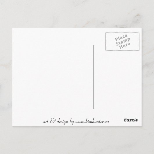 バンクーバー土産はがきシーズンズランドスケープ ポストカード (裏面)