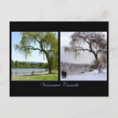 バンクーバー土産はがきシーズンズランドスケープ ポストカード (正面)