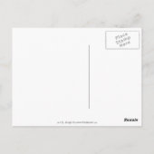 バンクーバー土産はがきトーテムポールのパーソナライズ ポストカード (裏面)