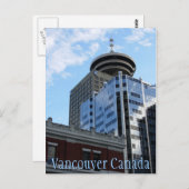 バンクーバー土産はがきトーテムポールランドマーク ポストカード (正面/裏面)