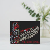 バンクーバー土産はがきトーテムポールランドマーク ポストカード (スタンド正面)