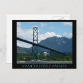 バンクーバー土産はがきライオンズゲートはがき ポストカード (正面/裏面)