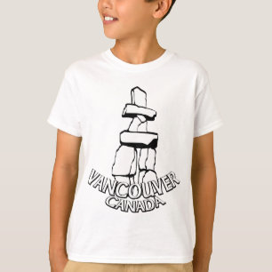 バンクーバー土産キッズランドマークアートTシャツ Tシャツ