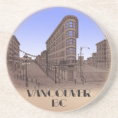 バンクーバー土産コースターガスタウンCityscape Gif コースター (正面)