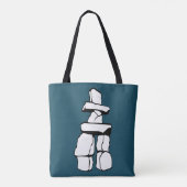 バンクーバー土産トートバッグランドマークアートバッグ トートバッグ (裏面)