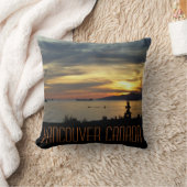 バンクーバー土産ピローバンクーバーシースケープギフト クッション (ブランケット)