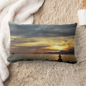 バンクーバー土産ピローバンクーバーシースケープギフト ランバークッション (ブランケット)