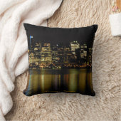 バンクーバー土産ピローバンクーバースカイラインギフト クッション (ブランケット)
