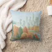 バンクーバー土産ピローバンクーバーランドマークギフト クッション (ブランケット)