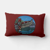 バンクーバー土産ピローバンクーバーランドマークギフト ランバークッション (裏面)