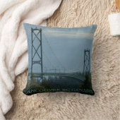 バンクーバー土産ピローライオンズゲートブリッジギフト クッション (ブランケット)