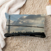 バンクーバー土産ピローライオンズゲートブリッジギフト ランバークッション (ブランケット)