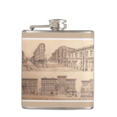 バンクーバー土産フラスクバンクーバーガスタウンギフト フラスク (正面)