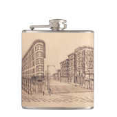 バンクーバー土産フラスクバンクーバーガスタウンギフト フラスク (正面)