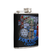 バンクーバー土産フラスクバンクーバーランドマークギフト フラスク (右)