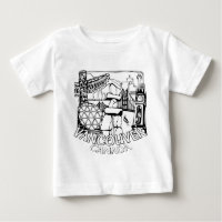 バンクーバー土産ベビーTシャツランドマークベビーティー