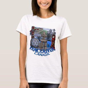 バンクーバー土産女子タンクトップ Tシャツ