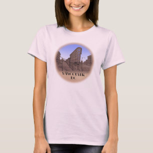 バンクーバー土産Tシャツガスタウンアートウィメンズティー Tシャツ