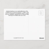 バンクーバー島のキャンベル川の探し出し ポストカード (裏面)