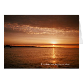 バンクーバー島の日没