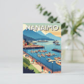 バンクーバー島ナナイモ旅行 ポストカード (スタンド正面)