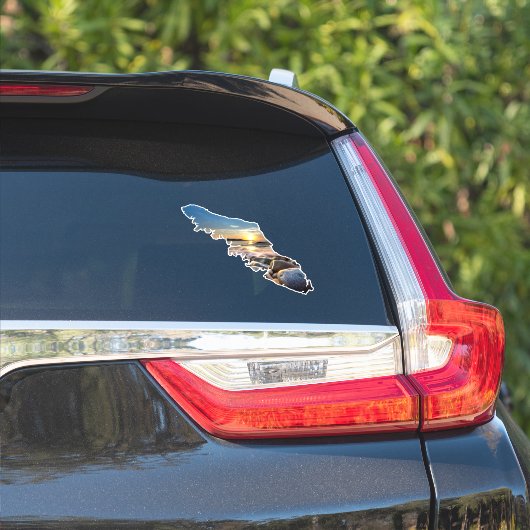 バンクーバー島地図の概要 – 海岸BC シール (車体側面)