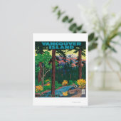 バンクーバー広告アイランドのポスター ポストカード (スタンド正面)