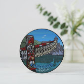 バンクーバー招待状パーソナライズされたバンクーバーRSVP 招待状 (スタンド正面)