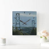 バンクーバー時計ギフトデコバンクーバーウォールクロック スクエア壁時計 (ホーム)