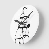 バンクーバー時計ギフトデコール最初の国の時計 ラウンド壁時計 (傾斜)