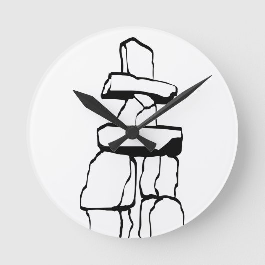 バンクーバー時計ギフトデコール最初の国の時計 ラウンド壁時計 (正面)