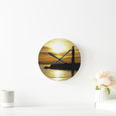 バンクーバー時計ギフトデコール最初の国の時計 ラウンド壁時計 (ホーム)