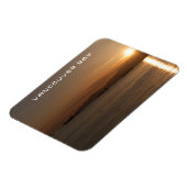 バンクーバー湾の夕日 – カナダ マグネット (左側)