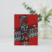 バンクーバー記念はがきトテムポールランドマーク ポストカード (スタンド正面)