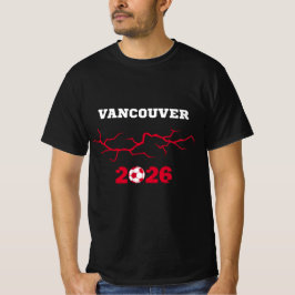 バンクーバー2026サッカー応援者オリジナルTシャツ Tシャツ
