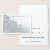 バンクーバー お土産 グリーティング カード オーダーメイド シルバー (ディスプレー)