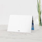 バンクーバー，カナダのスカイライン カード (裏面)