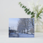 バンクーバー，カナダ雪はがき ポストカード (スタンド正面)