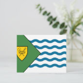 バンクーバー（カナダ）国旗 ポストカード (スタンド正面)