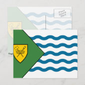 バンクーバー（カナダ）国旗 ポストカード (正面/裏面)